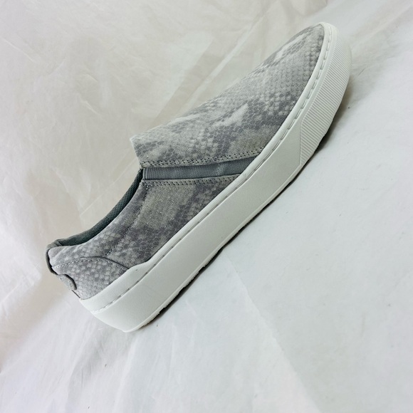 Dr Scholls Loafer Shoes Memory Foam Be You Gray Faux Suede Slip-on Women’s 10 M - Picture 5 of 13